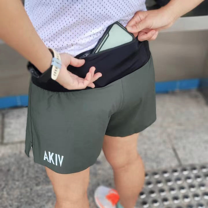 AKIV Women's Multi-Pocket Running Inner Shorts (Triangle