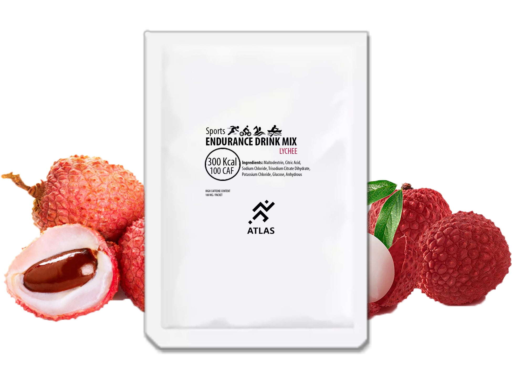 ATLAS ENDURANCE Drink Mix 300 Calories - Caffeinated