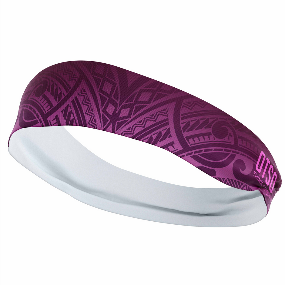 OTSO Sport Headband - Maori Bordeau