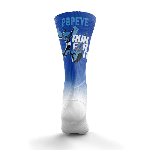 Funny Socks High Cut - Popeye Run For It