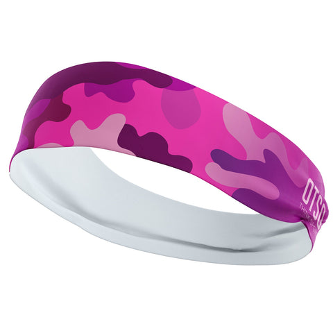 OTSO Sport Pink Camo Headband