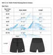 AKIV FLUX RD 2-in-1 Multi-Pocket Running Shorts (Unisex) - Inner Tights Version