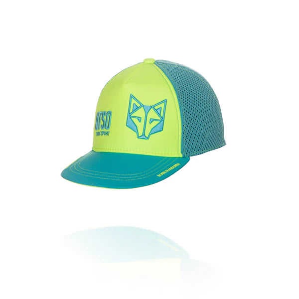 Yellow & Light Blue Snapback Cap