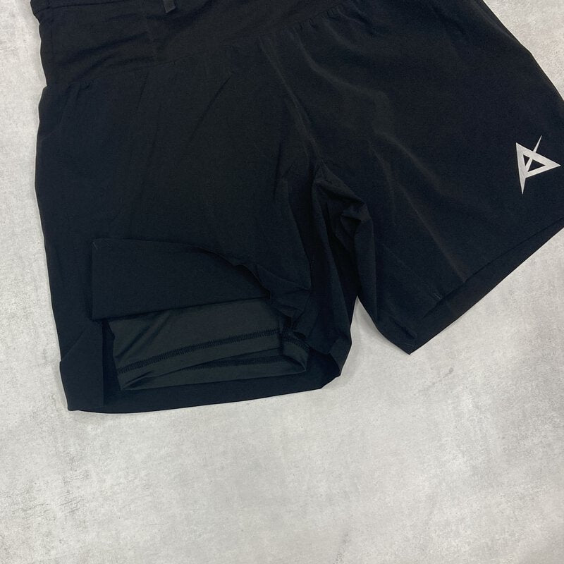 AKIV 2-in-1 Multi-Pocket Running Shorts (Unisex)