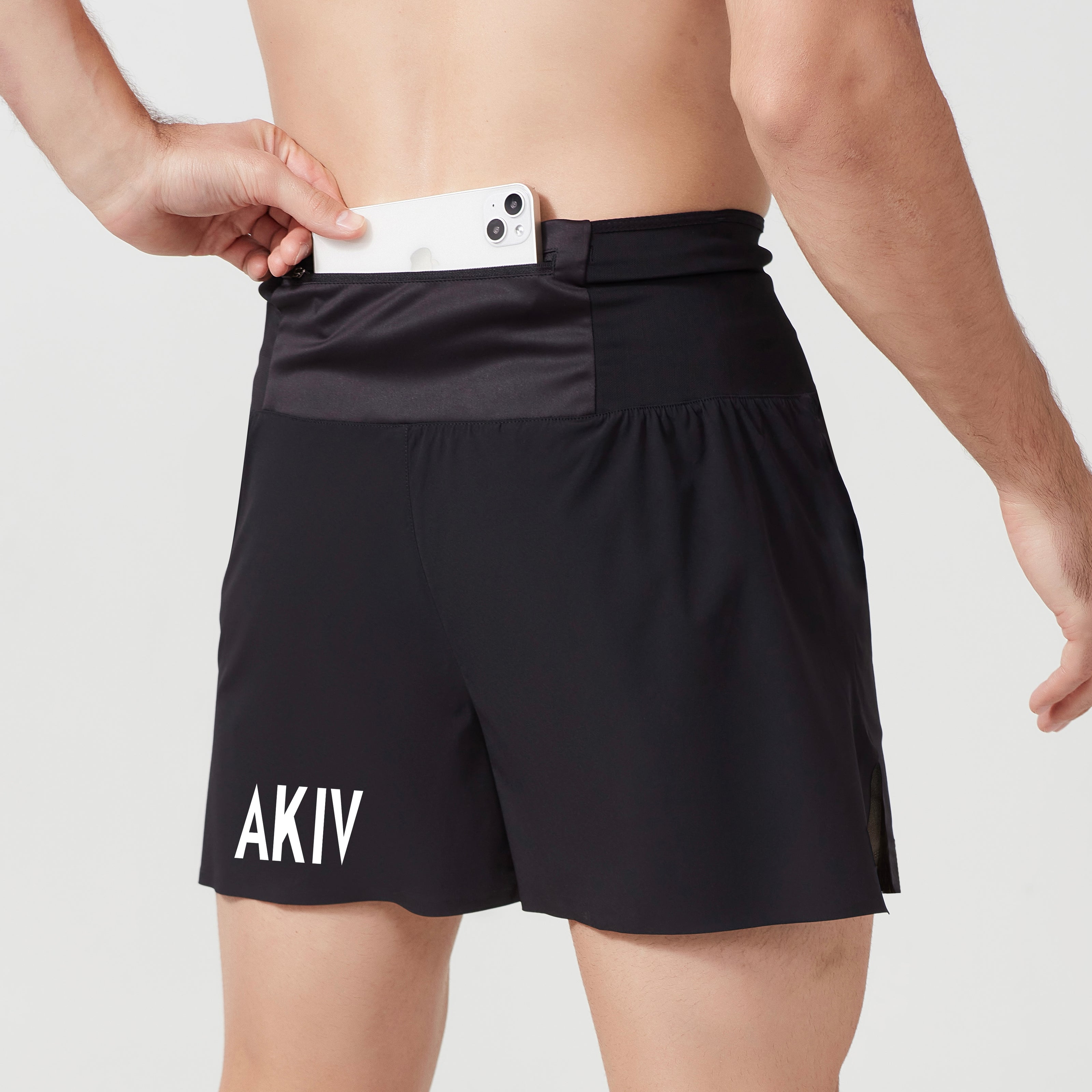 AKIV 2-in-1 Multi-Pocket Running Shorts (Unisex)