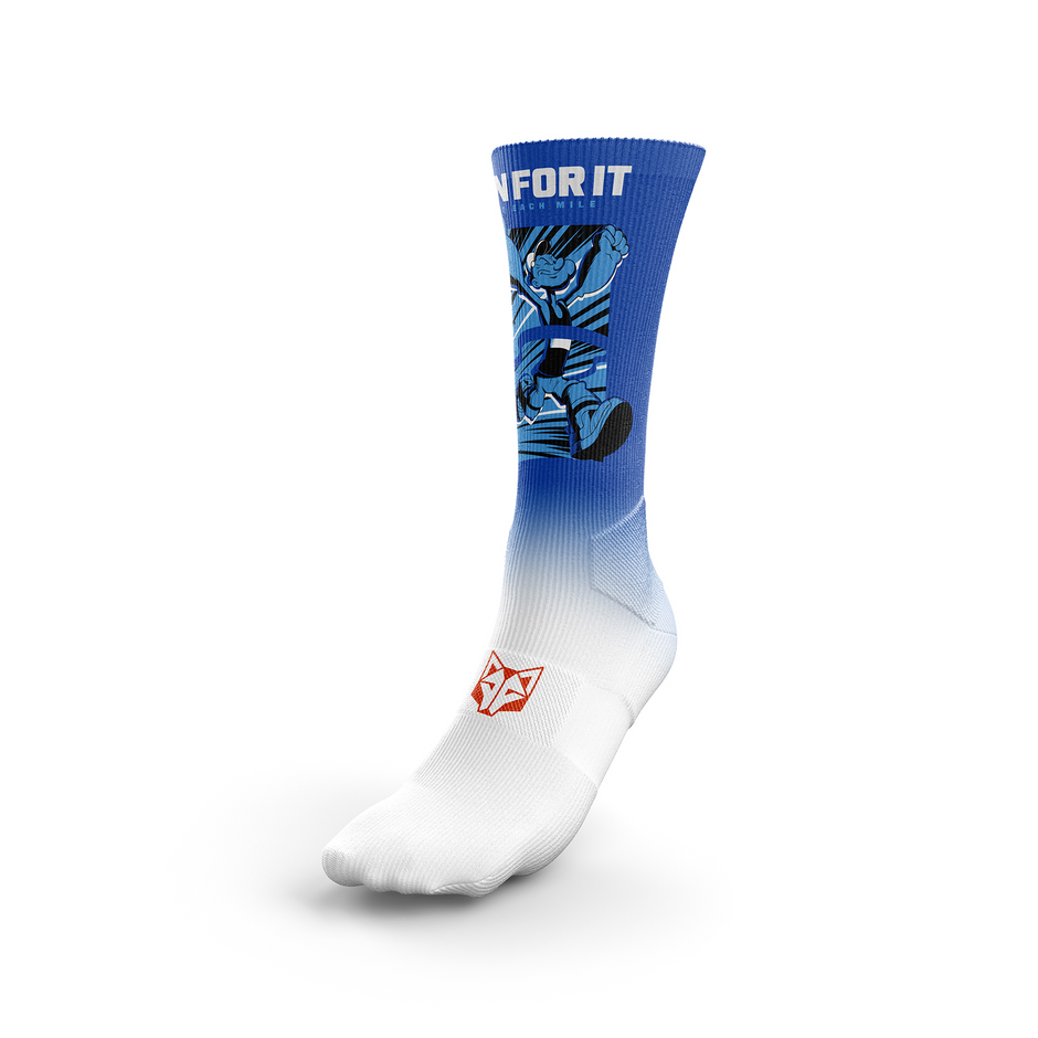 Funny Socks High Cut - Popeye Run For It