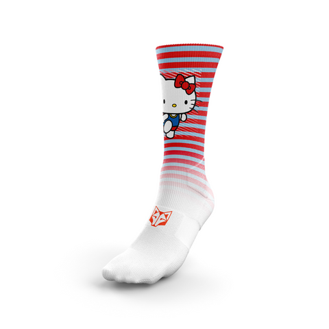 OTSO Funny Socks High - Hello Kitty Stripes