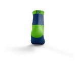 OTSO Multisport Low Cut Electric Blue and Flou Green Socks