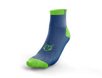 OTSO Multisport Low Cut Electric Blue and Flou Green Socks