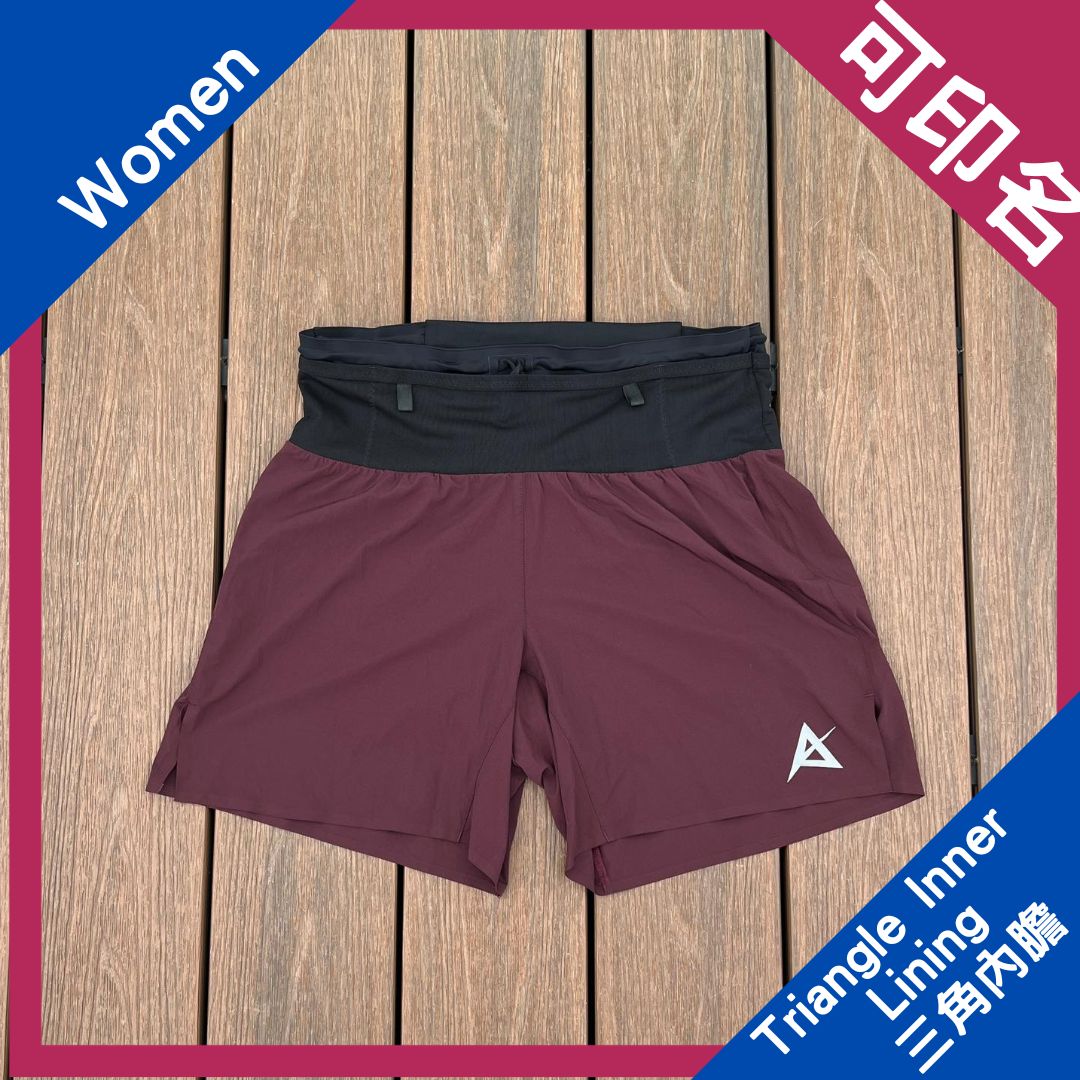 AKIV FLUX RD Multi-Pocket Running Shorts (Womens) - Triangle Inner Lining Version
