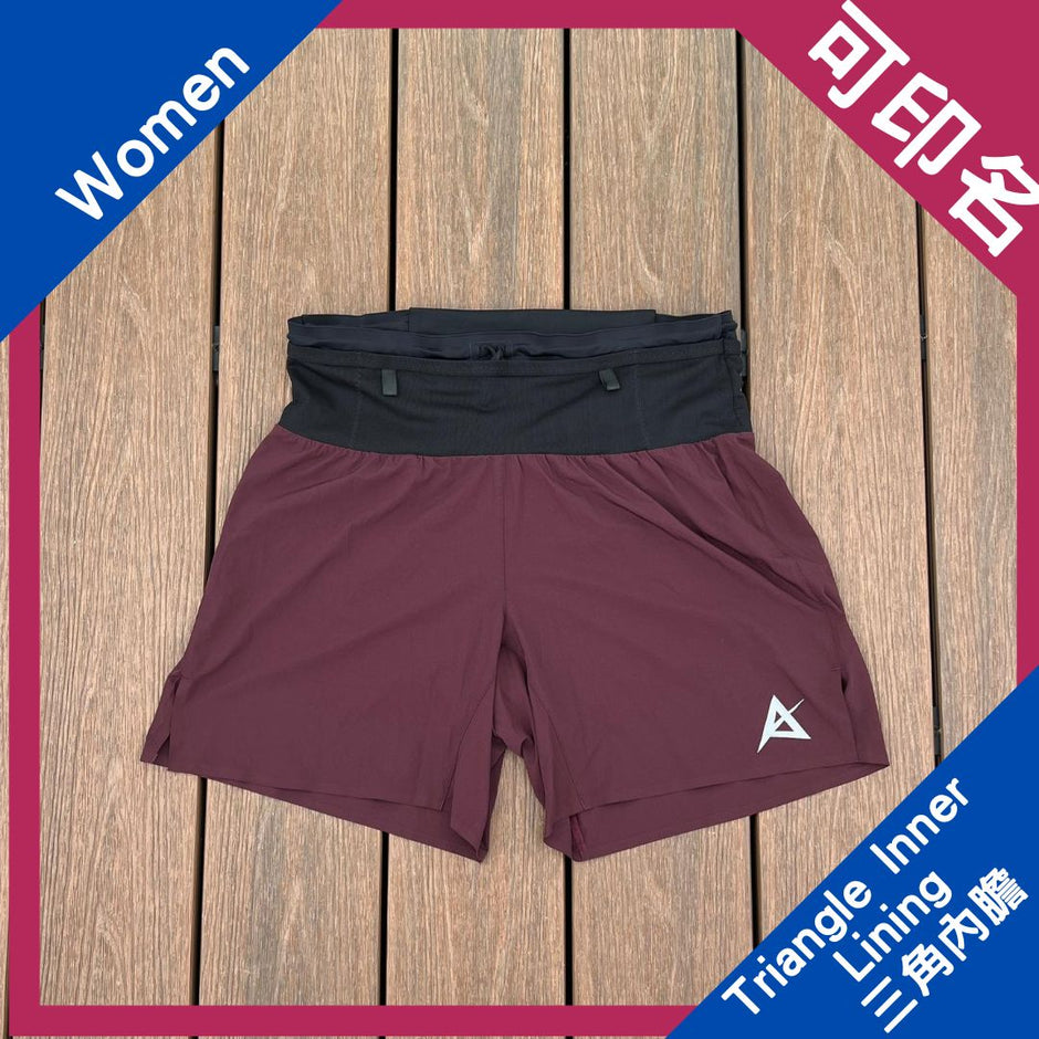 AKIV FLUX RD Multi-Pocket Running Shorts (Womens) - Triangle Inner Lining Version