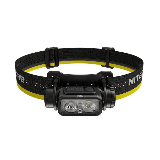 Nitecore NU43 1400 Lumens World's Lightest 18650 Rechargeable Headlamp