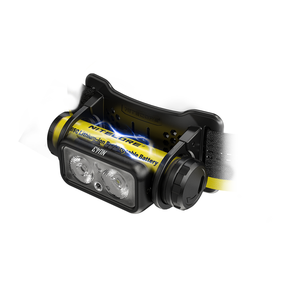 Nitecore NU43 1400 Lumens World's Lightest 18650 Rechargeable Headlamp