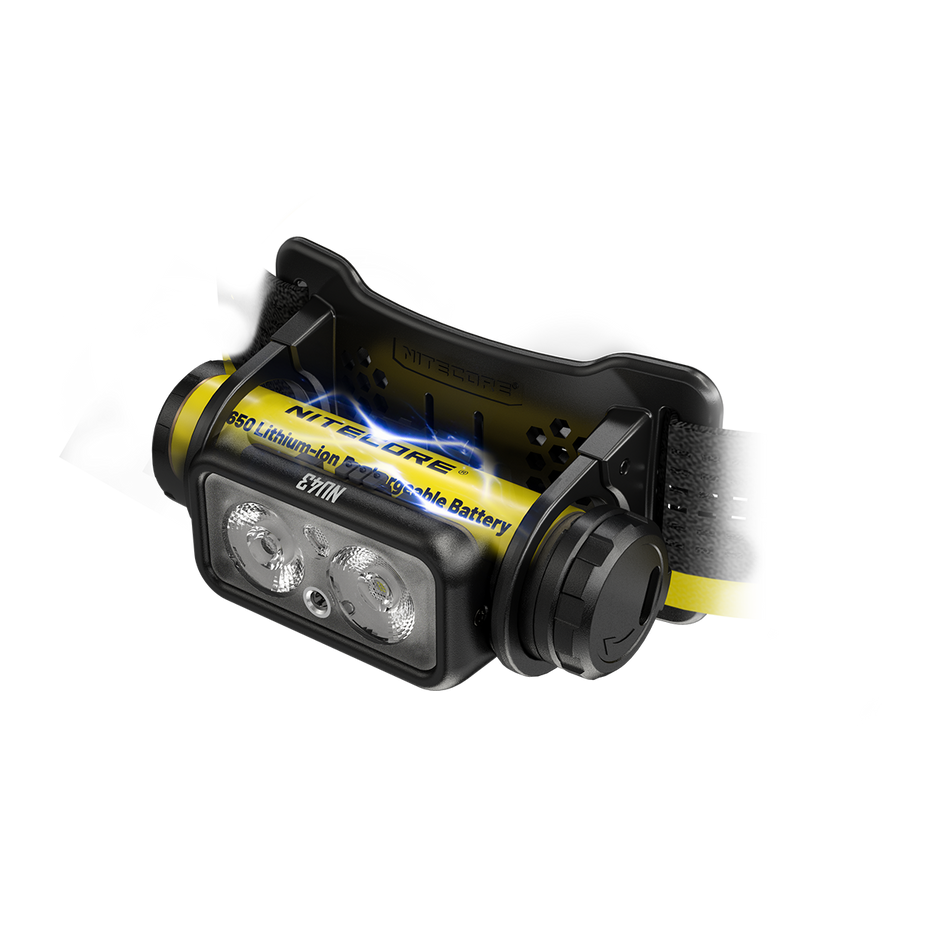 Nitecore NU43 1400 Lumens World's Lightest 18650 Rechargeable Headlamp