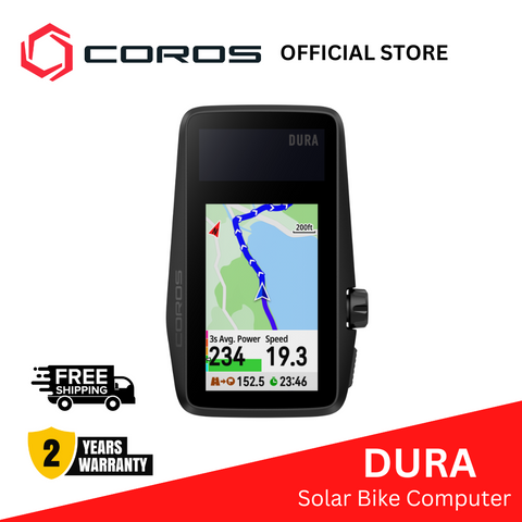 COROS DURA - Solar GPS Bike Computer