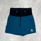 【Blue】AKIV 2-in-1 Multi-Pocket Running Shorts (Unisex) - Inner Tights Version