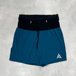 【Blue】AKIV 2-in-1 Multi-Pocket Running Shorts (Womens) - Inner Tights Version (Copy)