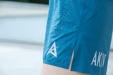 【Blue】AKIV 2-in-1 Multi-Pocket Running Shorts (Womens) - Inner Tights Version (Copy)