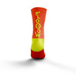 OTSO Multi-Sport Socks Medium Cut FLOOOW Fluo Orange & Fluo Yellow