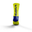 OTSO Multi-Sport Socks Medium Cut FLOOOW Fluo Yellow & Electric Blue