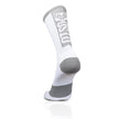 OTSO Cycling Socks High Cut Pure White & Silver Gray