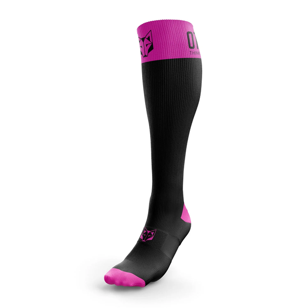 OTSO Recovery Black & Fluo Pink Multisport Socks