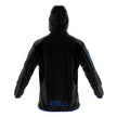 Unisex Waterproof Windbreaker Black & Royal Blue