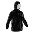 Unisex Waterproof Windbreaker Full Black