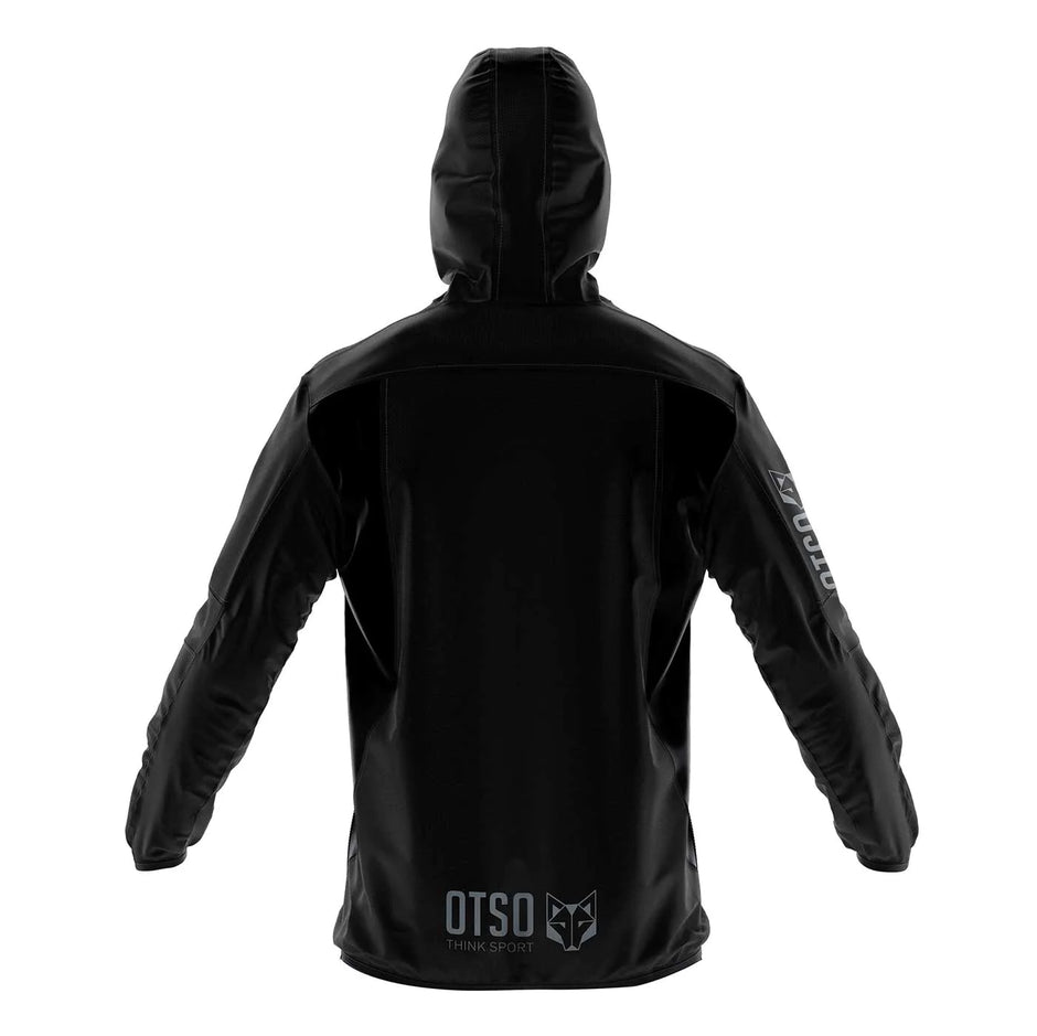 Unisex Waterproof Windbreaker Full Black