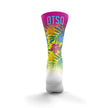 OTSO Pink Floral High Cut Sublimated Socks