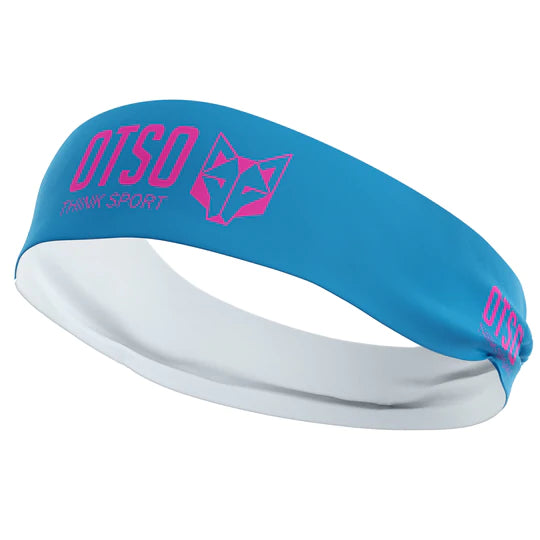 Headband OTSO Sport Light Blue / Fluo Pink