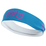 Headband OTSO Sport Light Blue / Fluo Pink