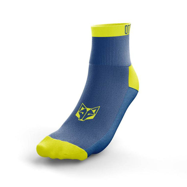 OTSO Multisport Socks Low Cut Electric Blue & Yellow
