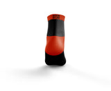 OTSO Multisport Low Cut Black & Fluo Orange Socks