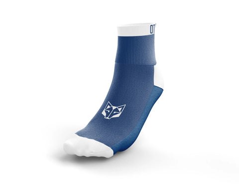 OTSO Low Cut Electric Blue & White Multisport Socks