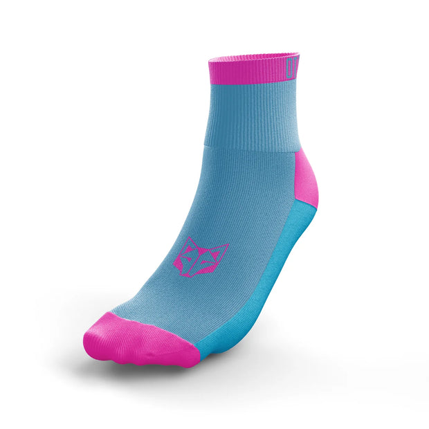 OTSO Multisport Socks Low Cut Light Blue & Pink
