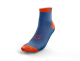 OTSO Multisport Low Cut Navy Blue & Fluo Orange Socks