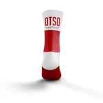 OTSO Multisport Medium Cut Red / White Socks