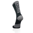 OTSO Cycling Socks High Cut Black & Silver Gray