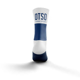 OTSO Multisport Medium Cut Electric Blue / White Socks